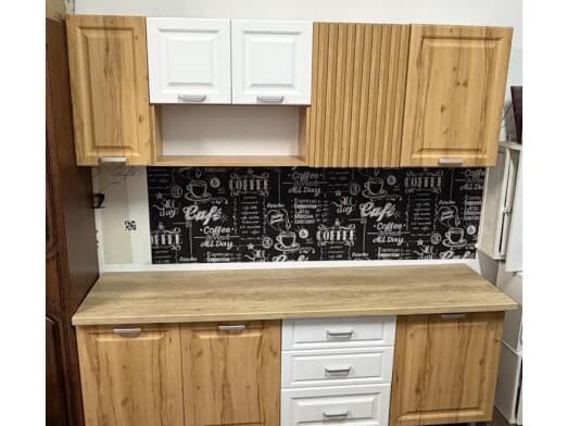 Bucătărie MDF &icirc;nfoliat cu blat termorezistent 38 mm &ndash; model OAK